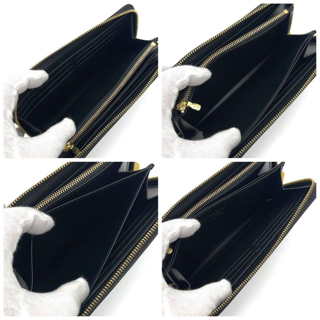 【極美品】ゴールド金具 ルイヴィトン エピ ジッピーウォレット ノワール 長財布