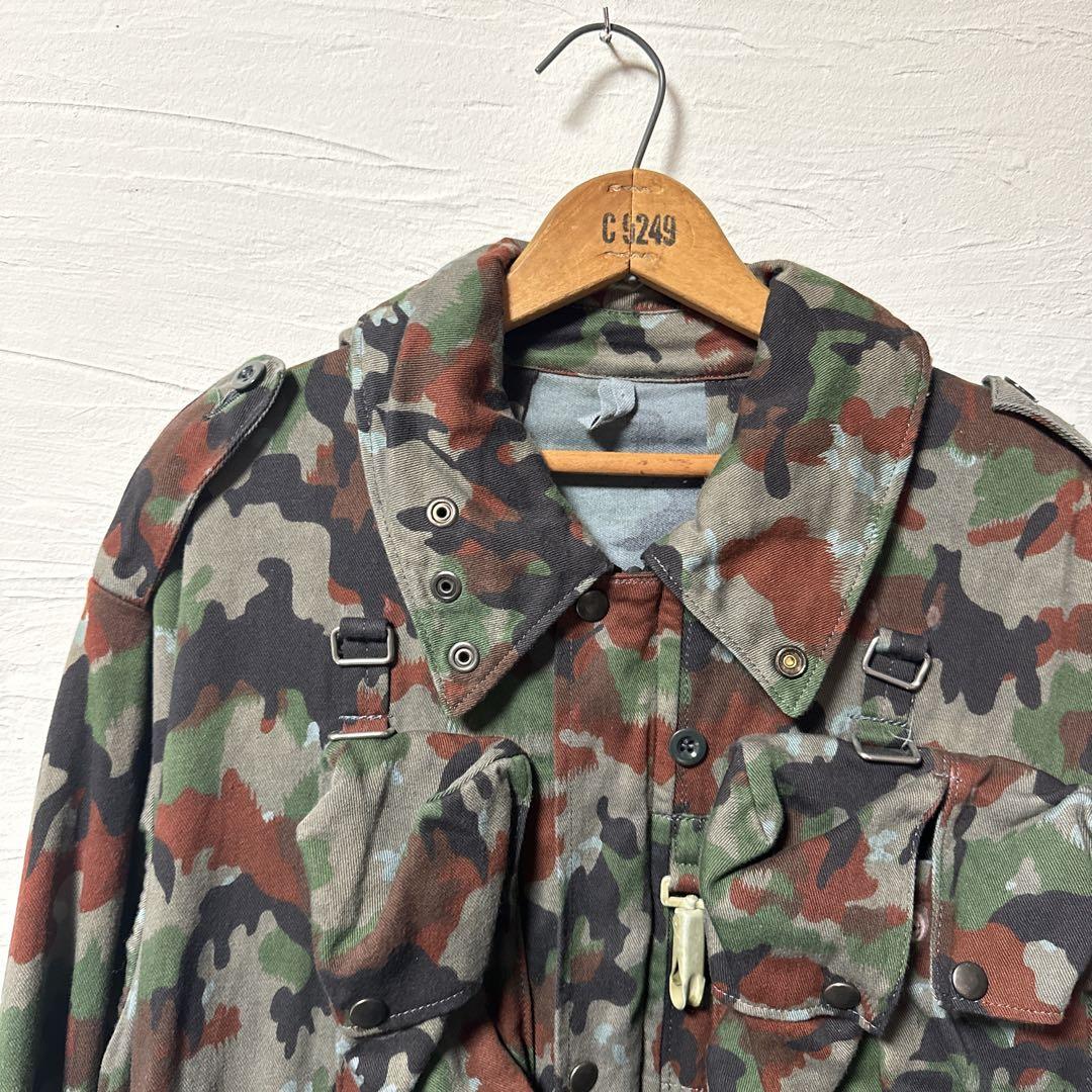 スイス軍 M60 アルペンカモ マウンテンジャケット オーバーダイ