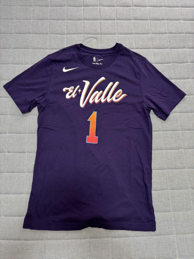 Booker Tシャツ 紫色 1 Nike フェニックスサンズ