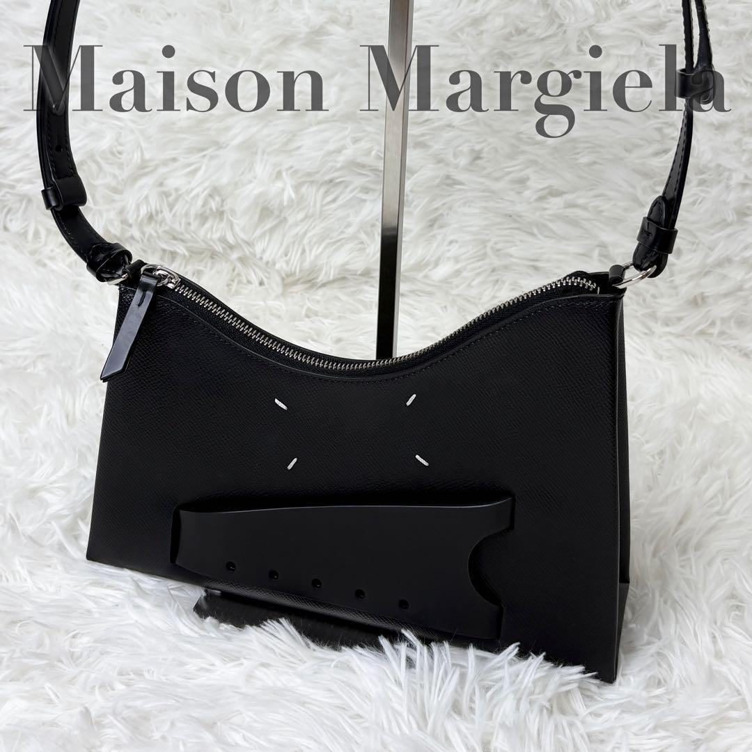 極美品 メゾンマルジェラ スナッチトホーボー スモール ショルダーRFID確認済