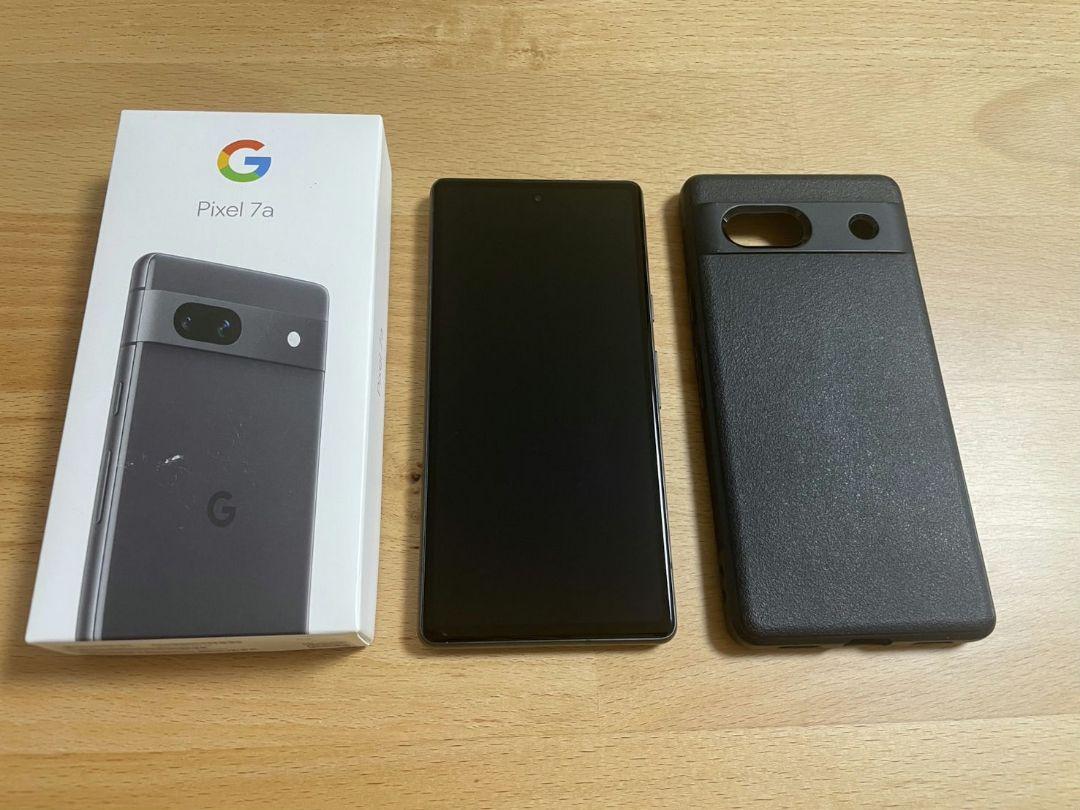 Google Pixel 7a オブシディアンSIMフリーRingkeケース付き