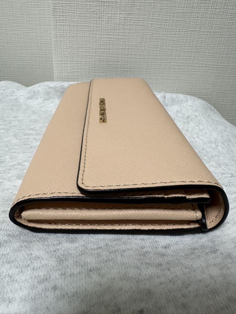 MICHAEL KORS ベージュ 長財布 - メルカリ