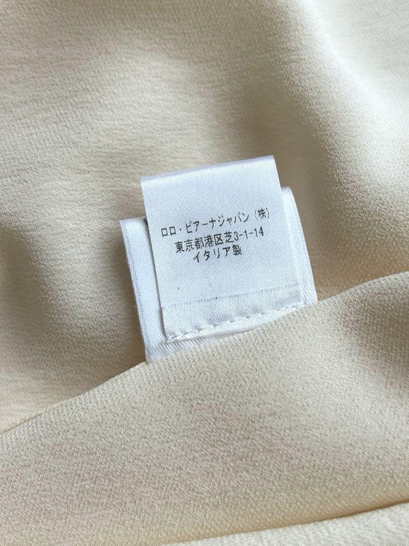 ☆美品☆ロロピアーナ☆エレガント♡美しいシルクツイルブラウス
