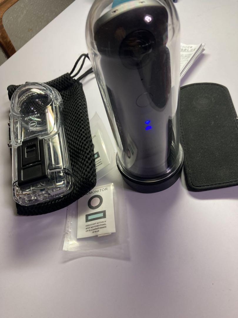 RICOH THETA V 防水ハウジング　カプセル自立スタンド
