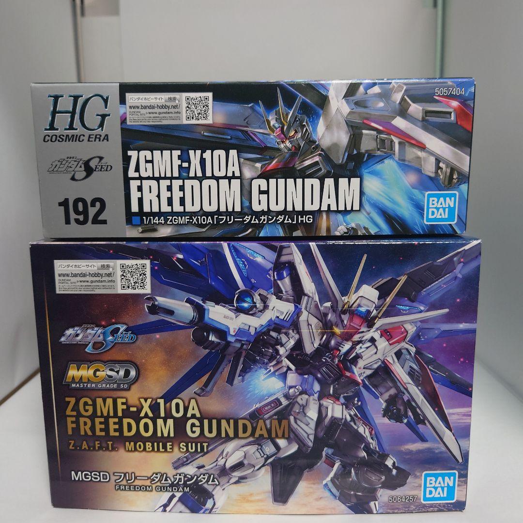 フリーダムガンダム2機セット（HG＆MGSD）