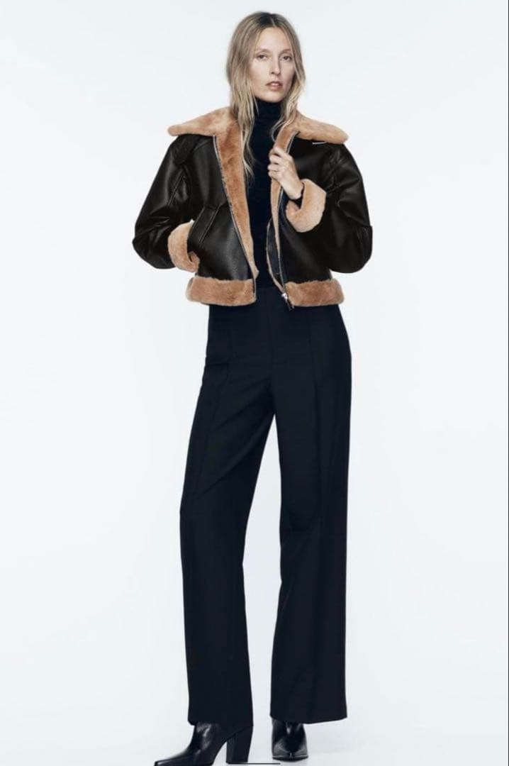 ショートファージャケットL・ZARA