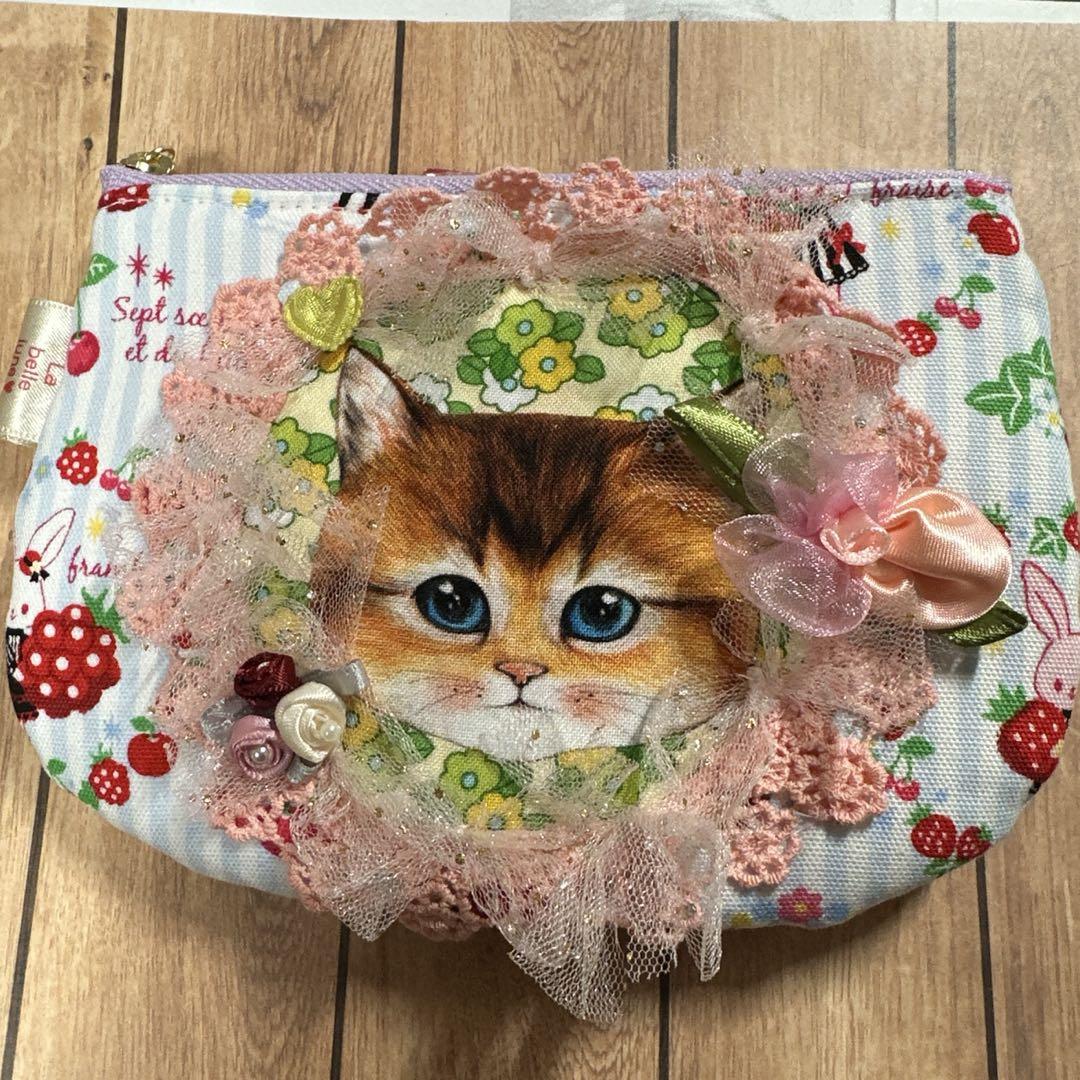 ゆきそら様専用♡サコッシュポーチ/16㌢ファスナーPouch♡コヤン