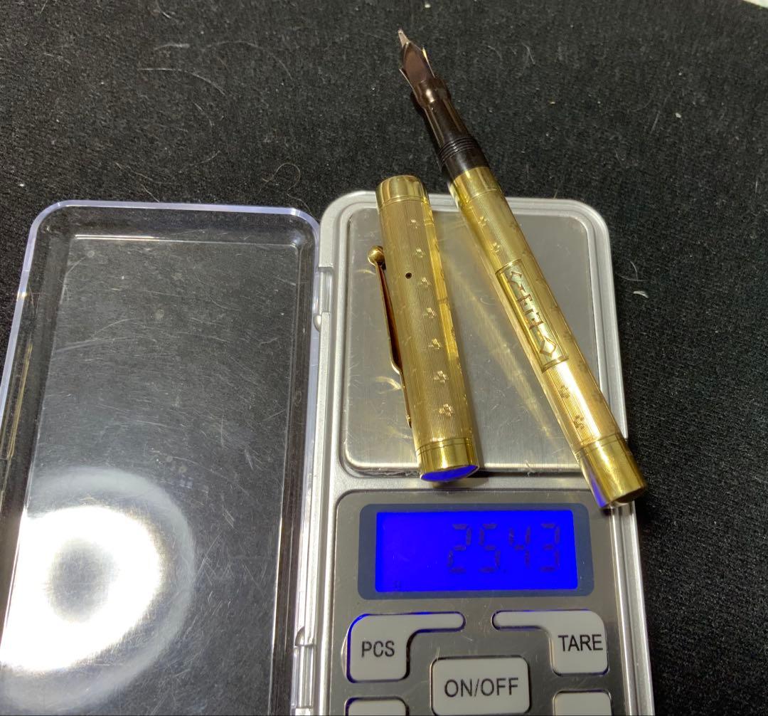 14金無垢万年筆 Vintage Mabie Todd ニブはPilot製目立った傷や汚れなし
