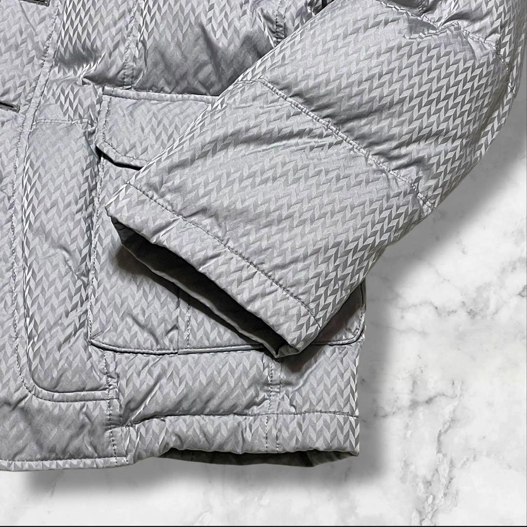 【美品】インターメッツォ 裏地ペイズリー柄 ダウンジャケット サイズM