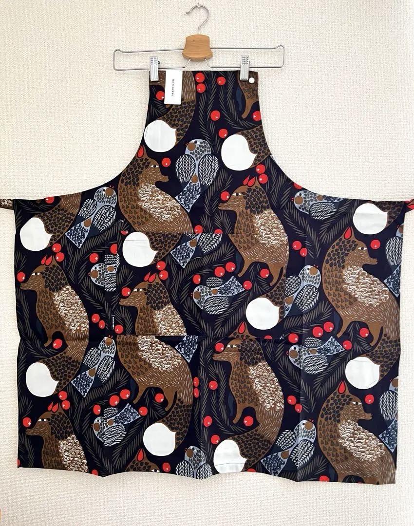 【新品未開封】マリメッコ marimekko ケトゥンマルヤ エプロン　2021 マリメッコ marimekko エプロン Ketunmarja ケトゥンマルヤ