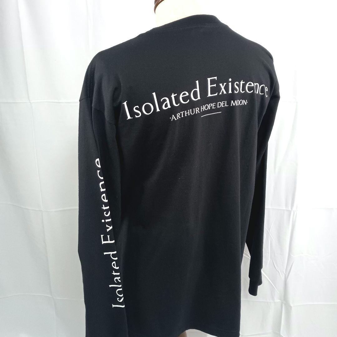 美品　BAYSIDE 長袖カットソー　ロンT　黒　袖ロゴ　Lサイズ