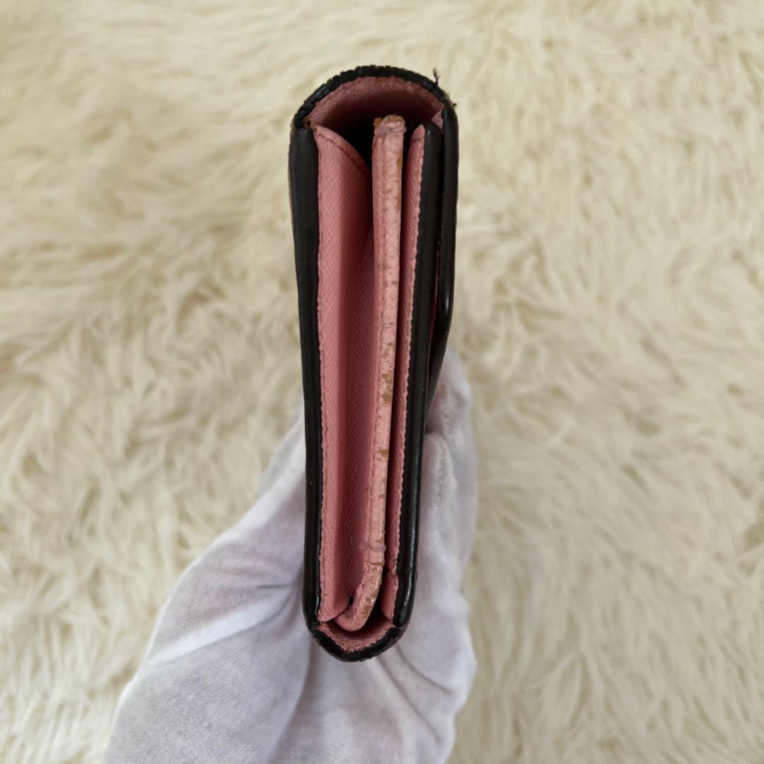 MCM ピンク レザー 長財布 MCM 長財布（MCM 長財布 ヴィセトス ピンク ロゴグラム