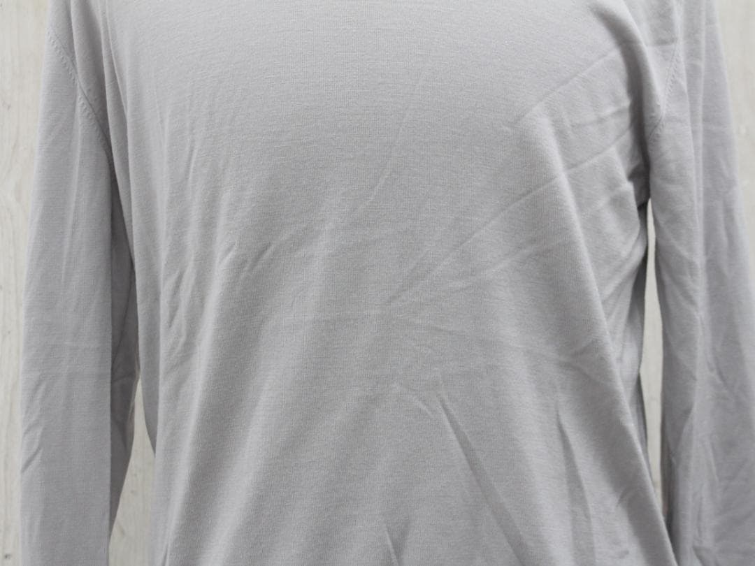 ▲エルメス HERMES リネン ハイネネックセーター グレー Sサイズ ▲エルメス HERMES リネン ハイネネックセーター グレー Sサイズ