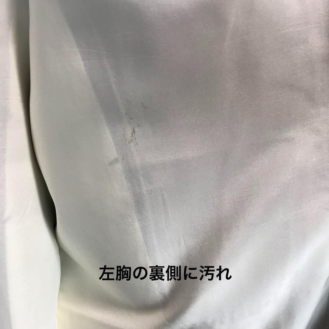 ZF416 訪問着 金駒 金彩 鶴 花車 地紋 正絹 高級 広衿 袷 比翼