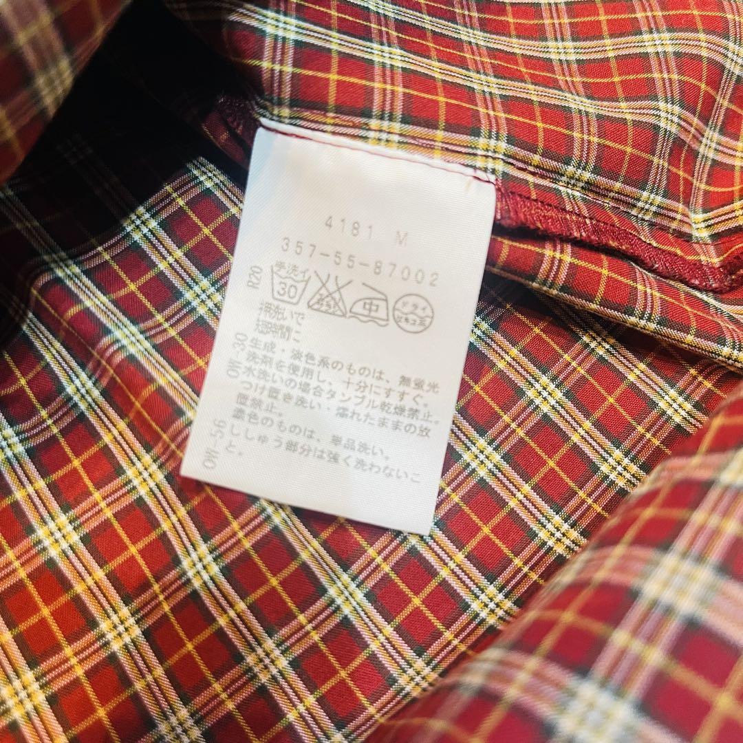 vivienne Westwood RED LABEL チェック ロゴ刺繍シャツ