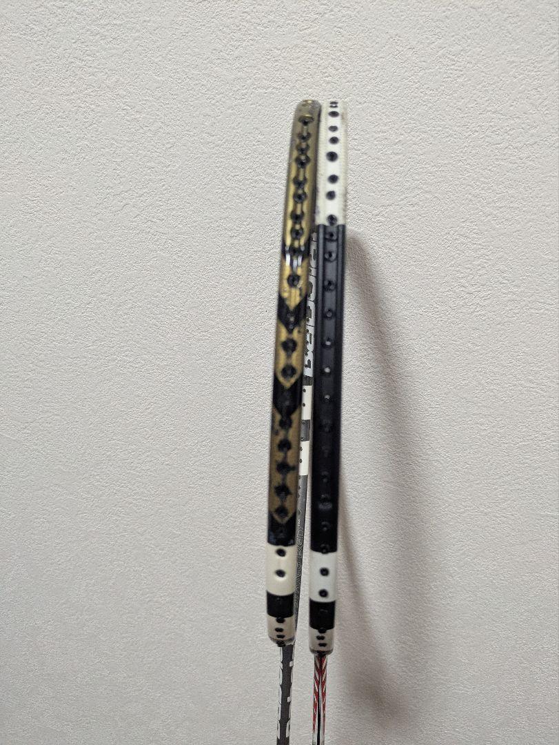 バボラ バドミントンラケット 2本セット　ケース付き