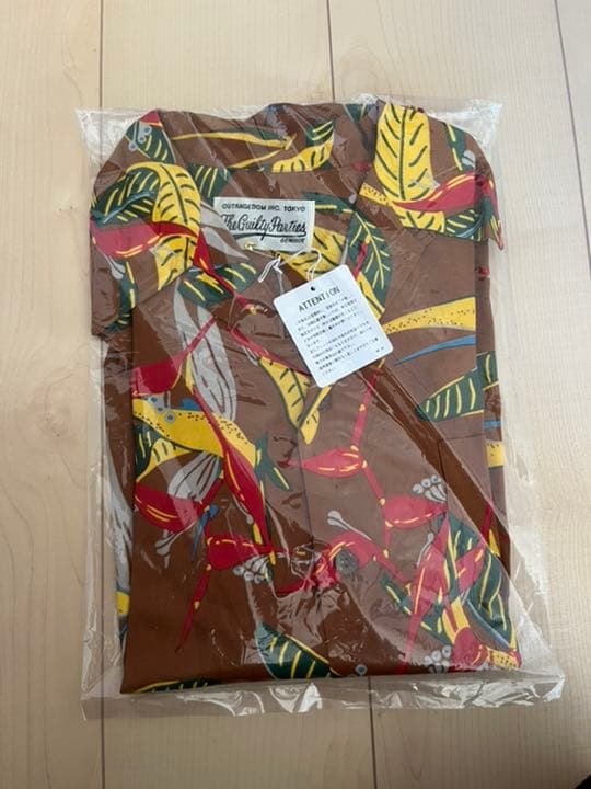 新品未使用 ワコマリア ハワイアン アロハ 半袖 シャツ 極楽鳥花柄