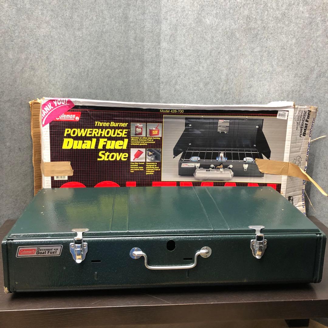 Coleman コールマン428スリーバーナー コンロ ディアルフューエル