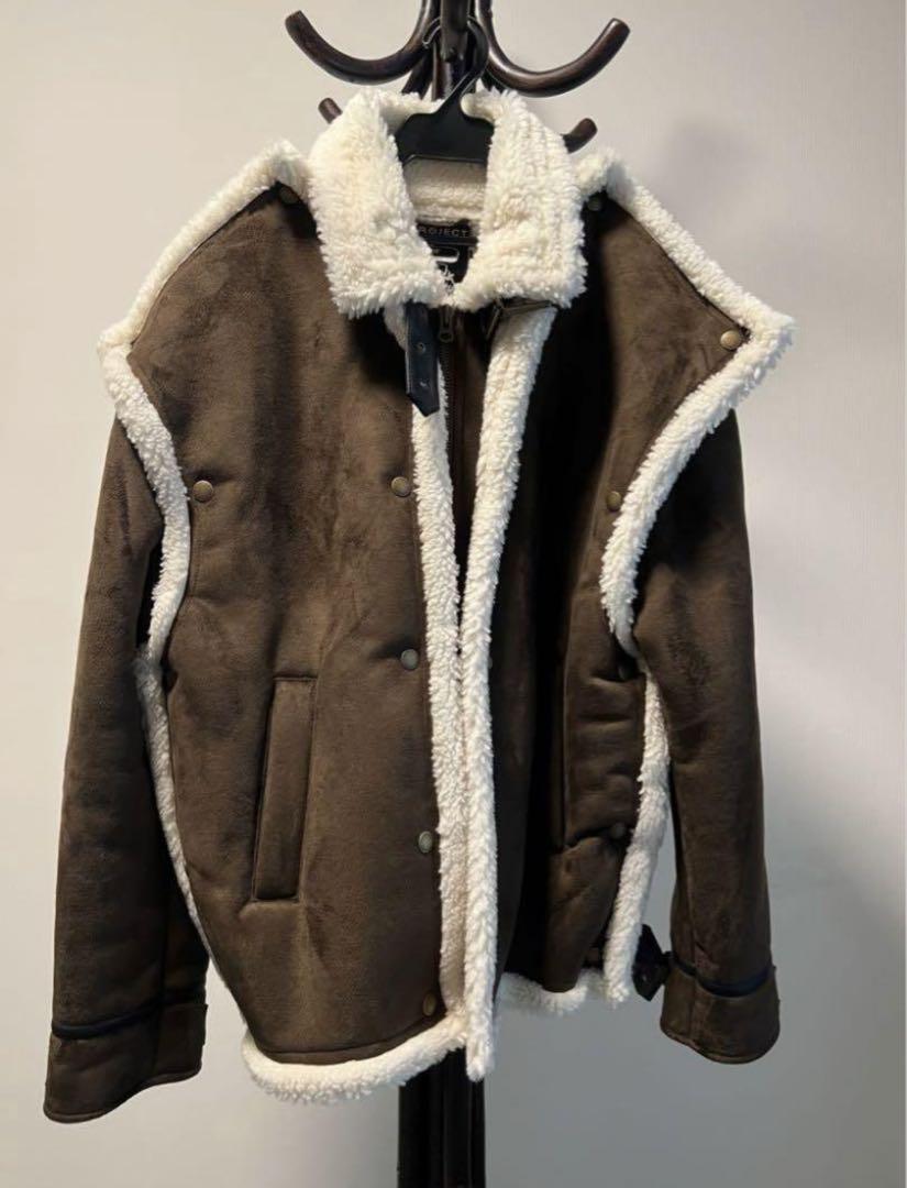 22AW】Y/PROJECT ムートンジャケット XS