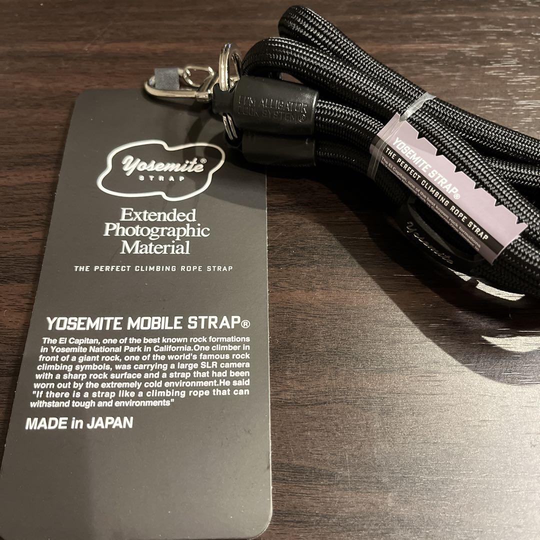 YOSEMITE STRAP モバイル ストラップ 黒