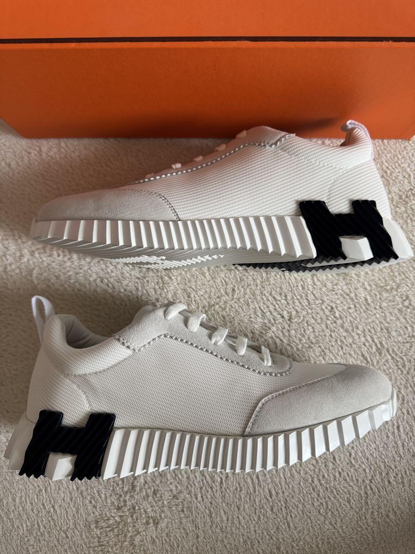 【新品】HERMES エルメス バウンシングスニーカー 白 ホワイト 40.5 HERMES エルメス バウンシングスニーカー メンズ40.5 ホワイト