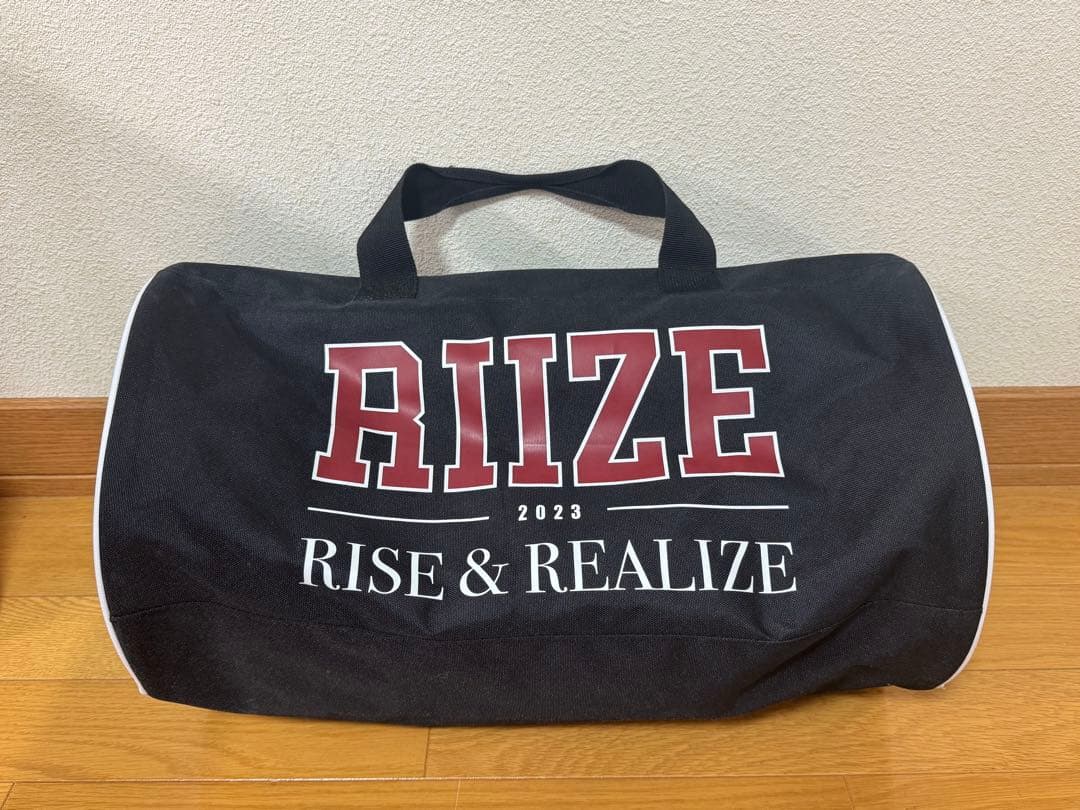 RIIZE 2025 RISE REALIZE ボストンバック