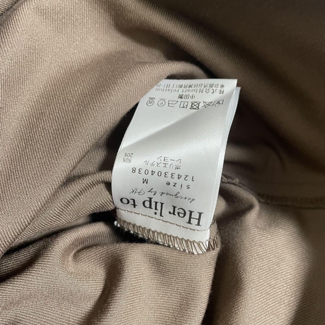 スカート herlipto Pleated Mini Skort dark mocha