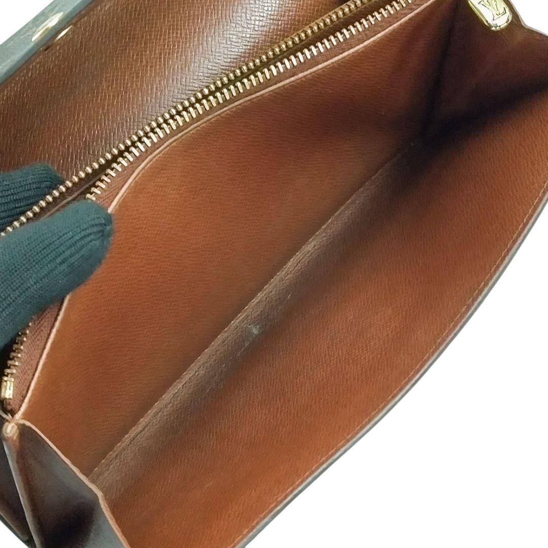 良品 ルイヴィトン モノグラム ポシェット ポルトモネ クレディ 長財布