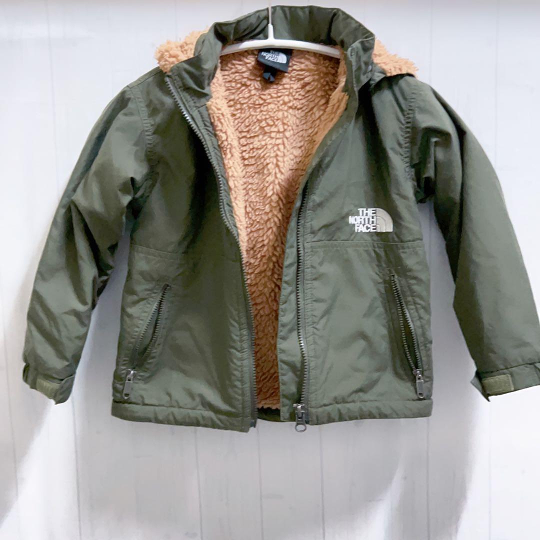 美品THE NORTH FACE キッズジャケット 100cm カーキ