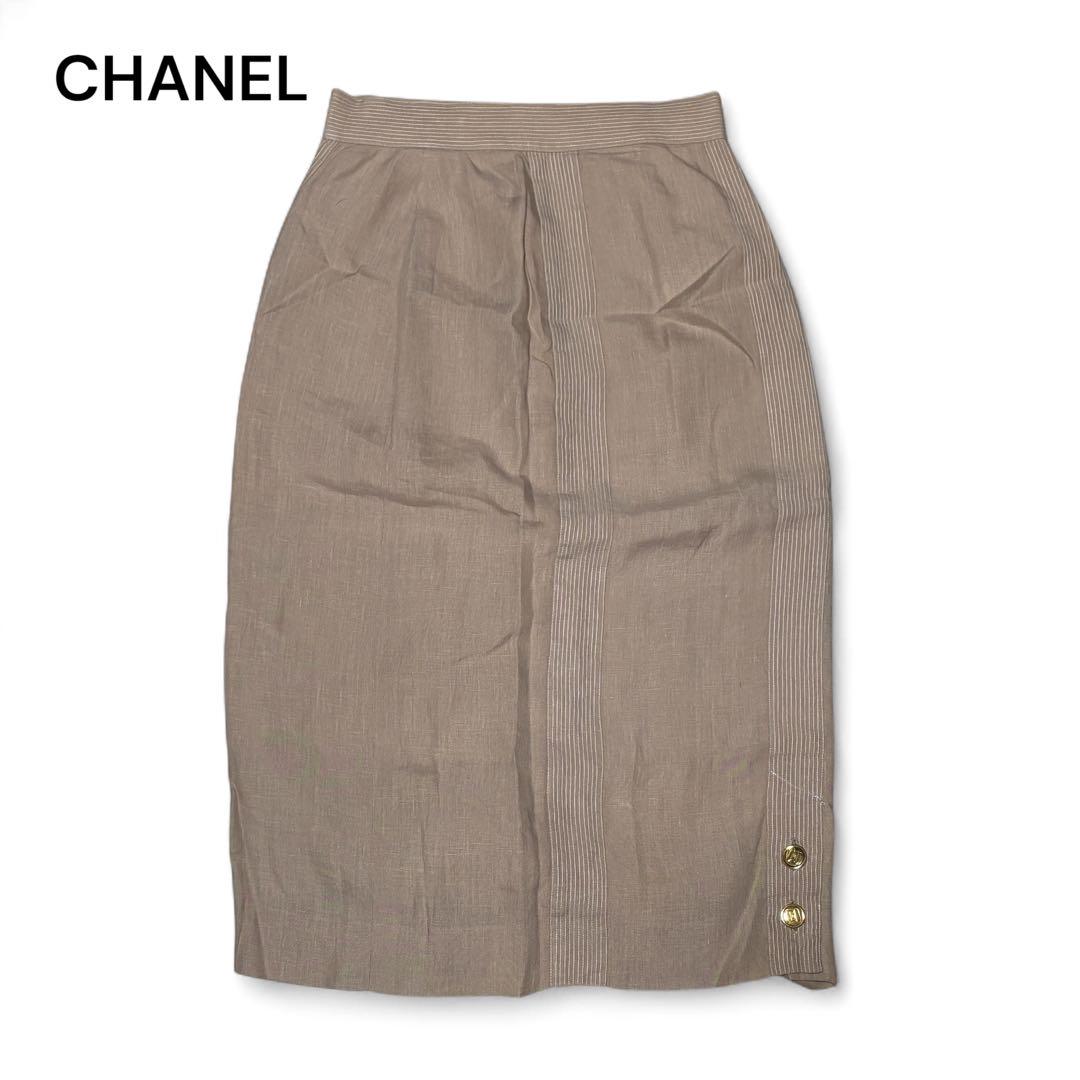 CHANEL シャネル バッグ ゴールドボタン スカート