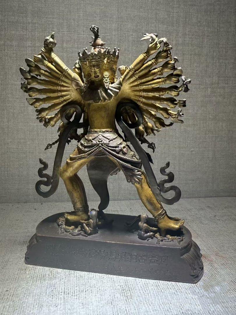 仏教古美術 時輪金剛 仏像文化遺産 文化財　希少　仏像　開光奥深い味わい