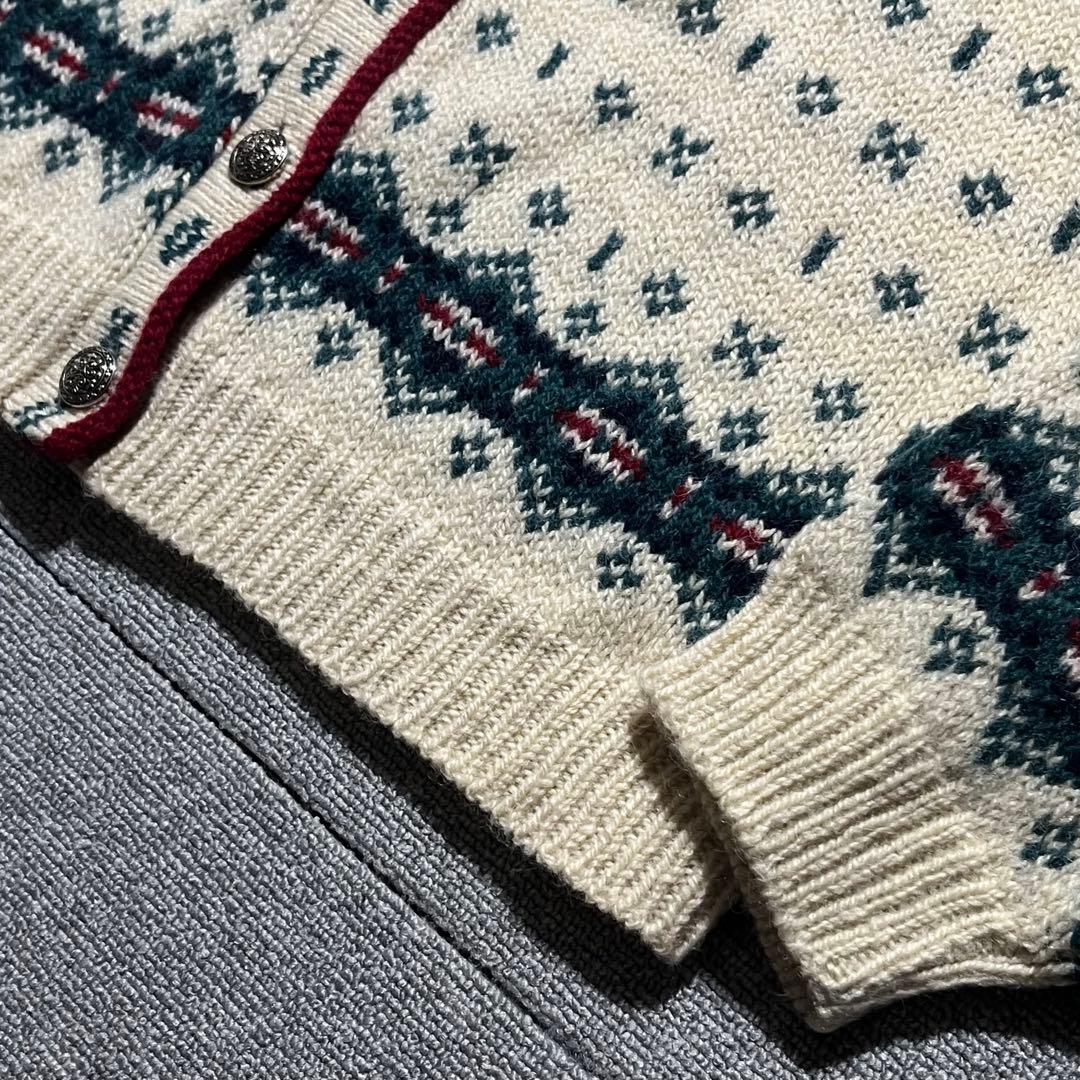 80s90s USA製 ヴィンテージ エルエルビーン 総柄 ニット ネイティブ 80s90s USA製 ヴィンテージ エルエルビーン 総柄 ニット ネイティブ
