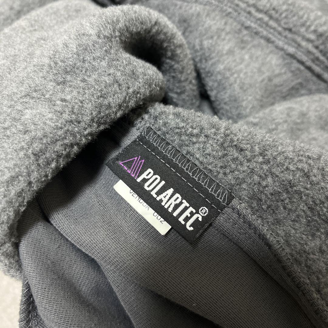 Eddie Bauer ハーフジップ フリースプルオーバー POLARTEC M