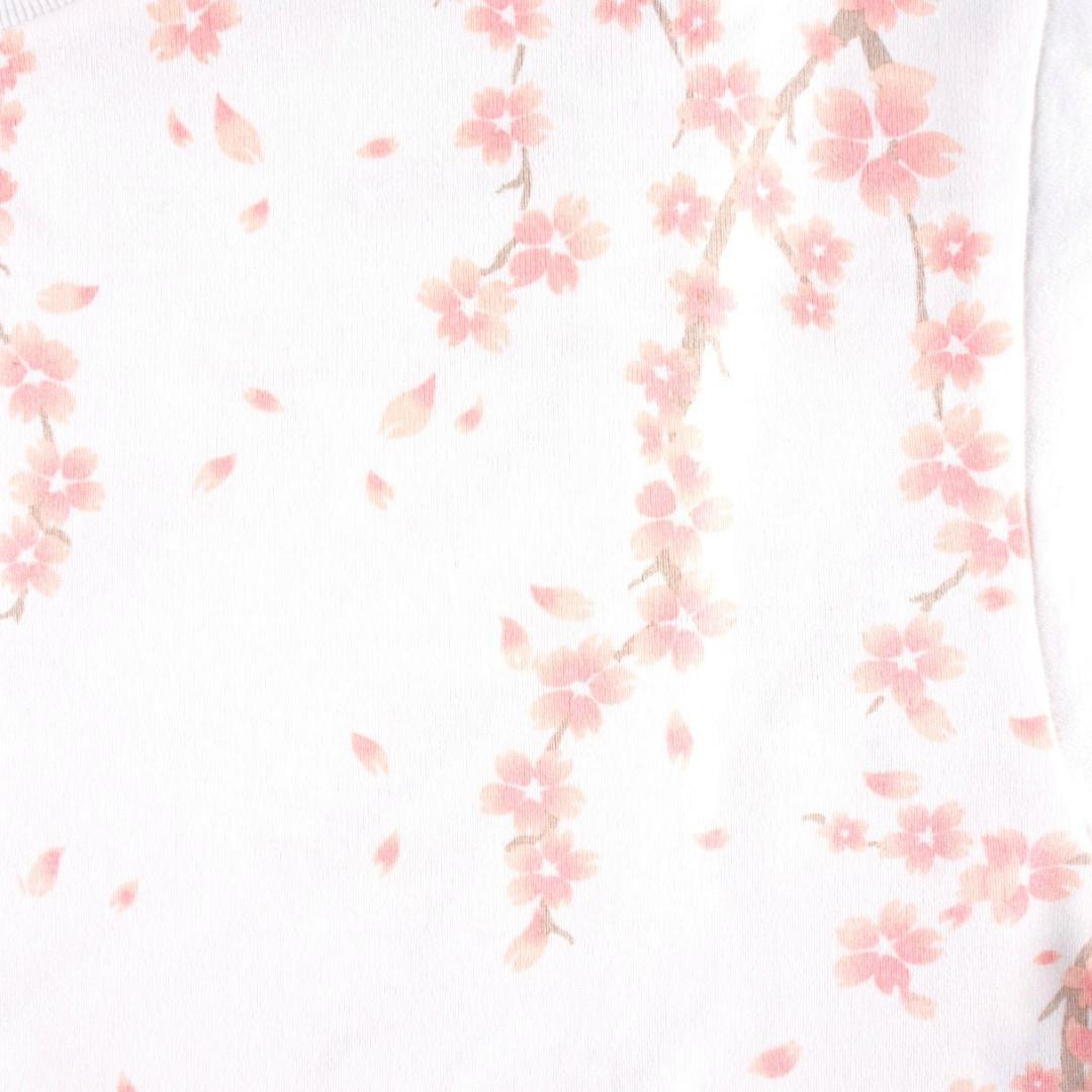 新品 L エヴァンゲリオン 錦 半袖Tシャツ 綾波レイ シルエット 月下桜 白