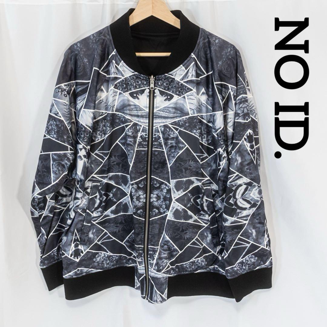 ☆美品☆ NO ID. ジャケット ブルゾン リバーシブルステンドグラス メンズ
