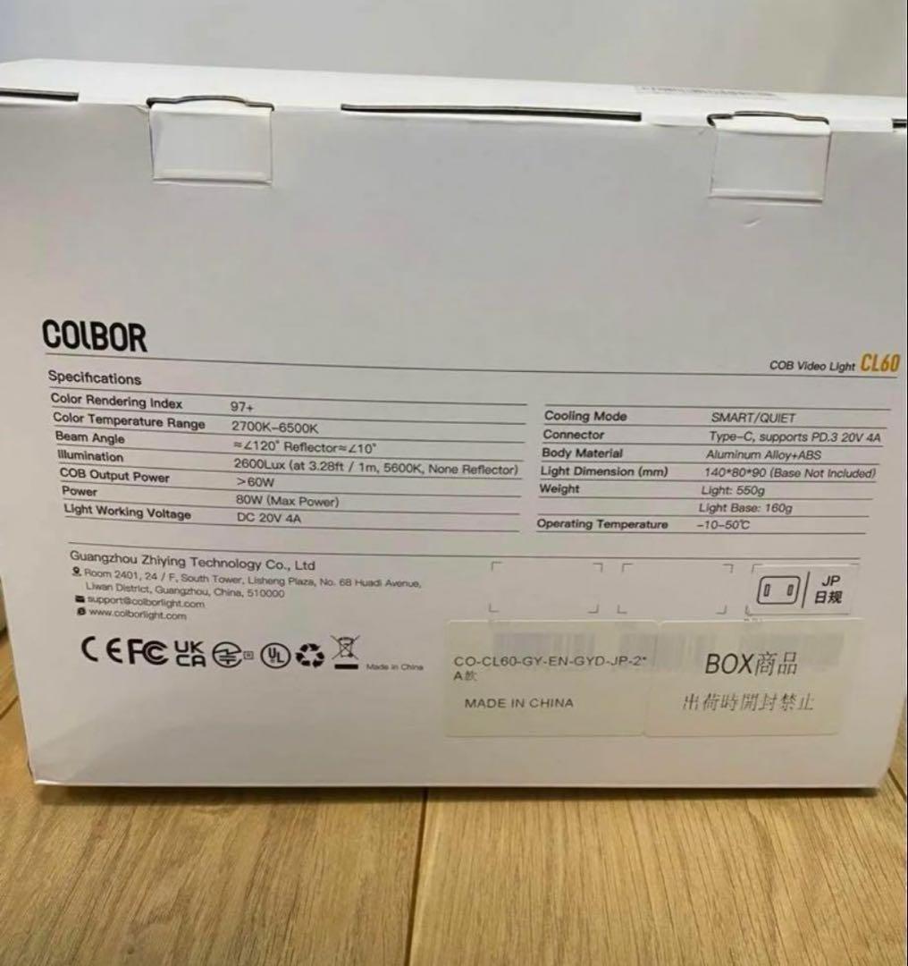 COLBOR CL60 LED 撮影ライト3セット　美品、お買い得