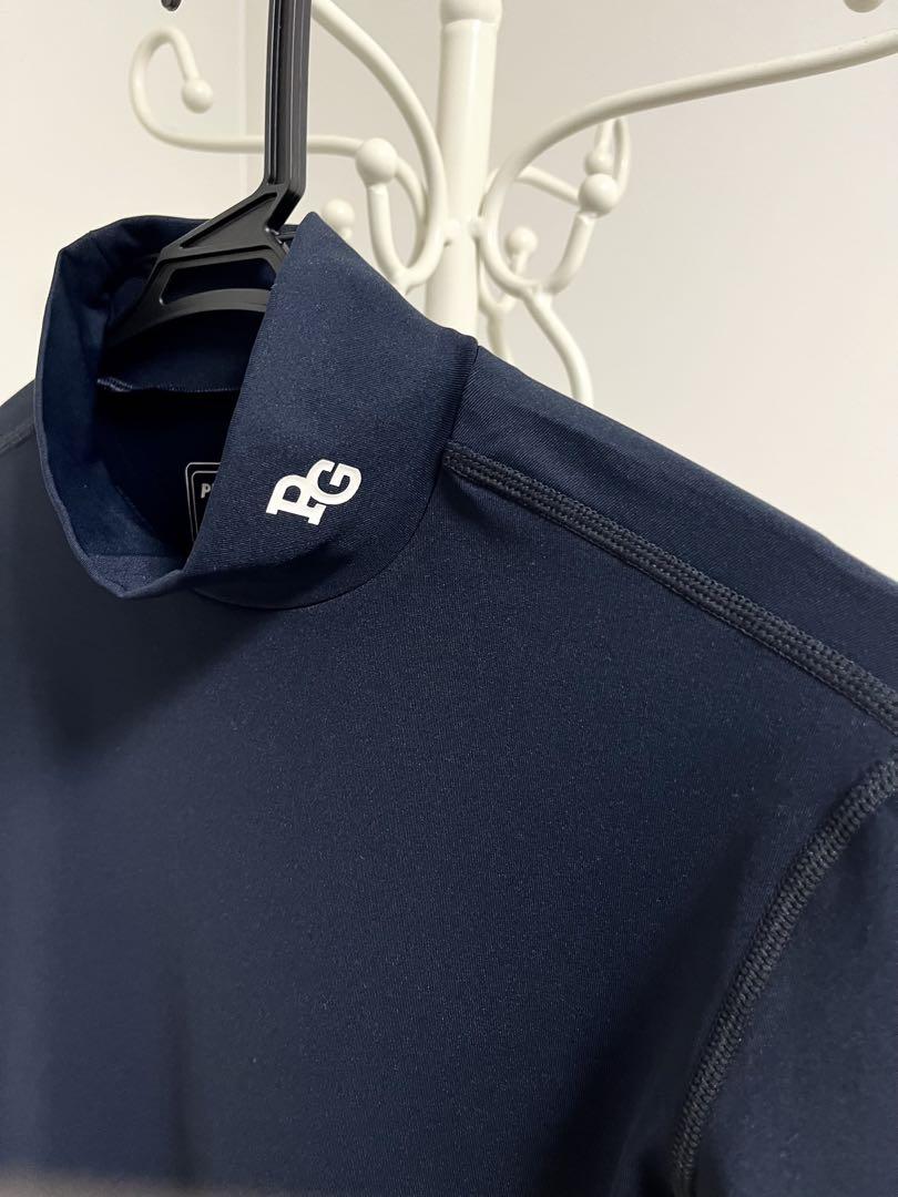宅配便配送 新品 PEARLY ハイネックシャツ2 ネイビー GATES レディースウェア