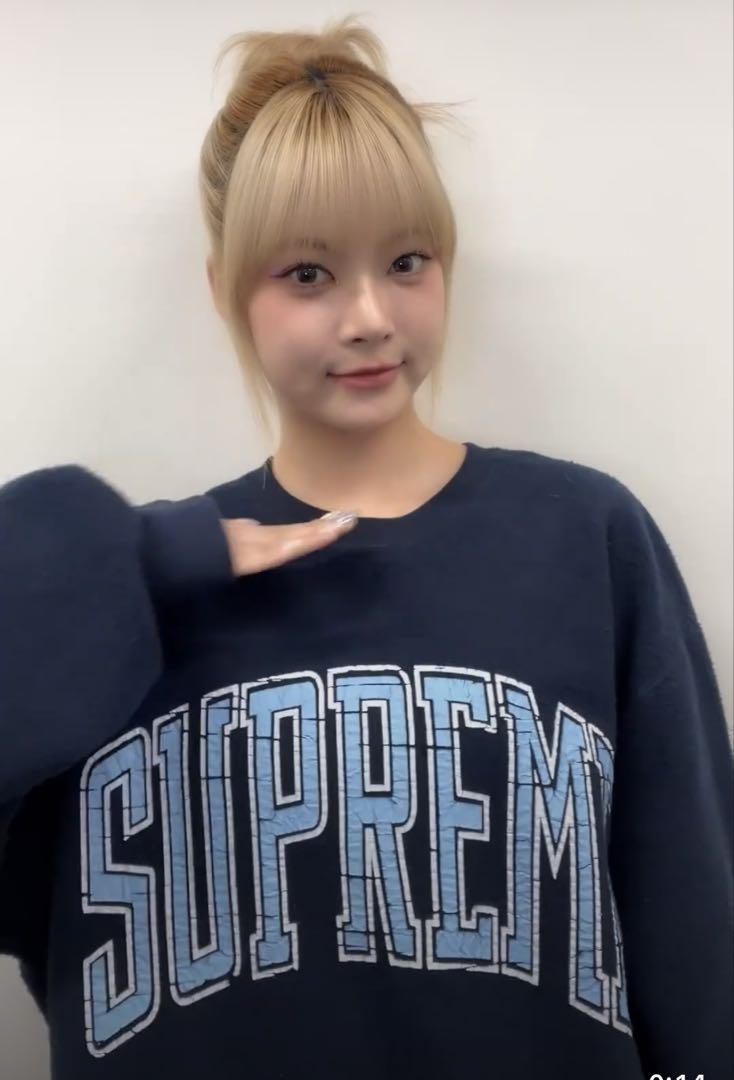 【ウンチェ着用】Supreme 23FW Inside Out Crewneck