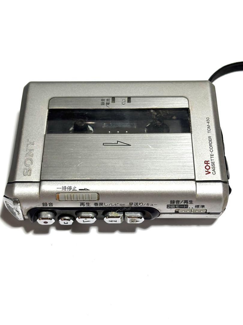 SONY カセットレコーダー TCM-450 整備品① - メルカリ