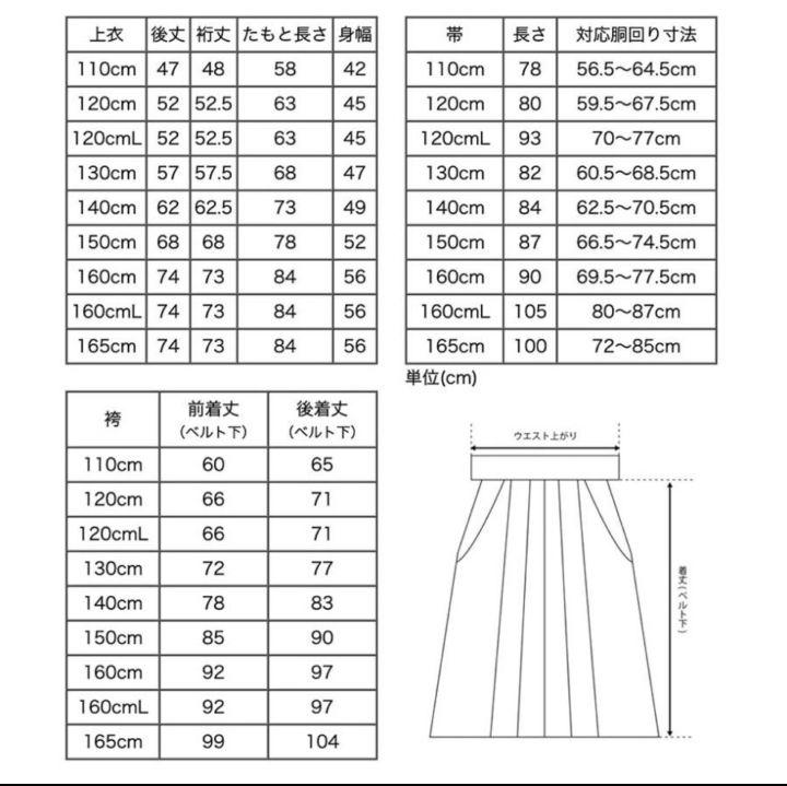 キャサリンコテージ　袴セット　サイズ165