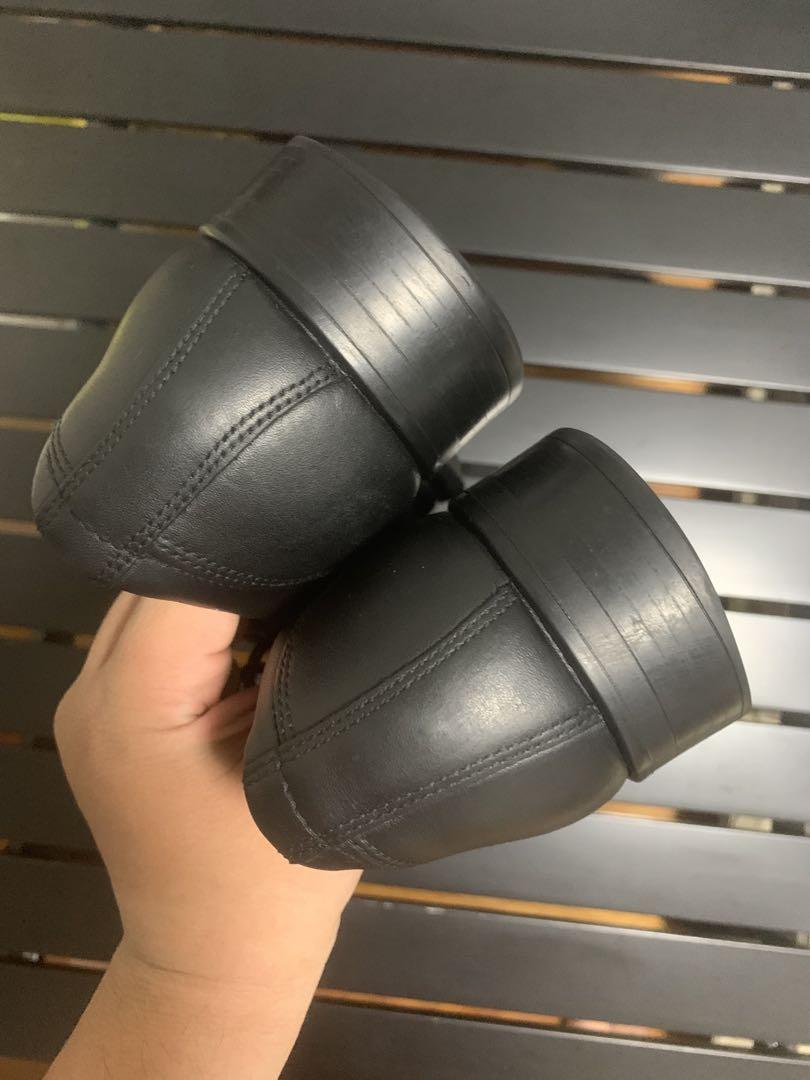 ECCO黒 レザー レースアップシューズ