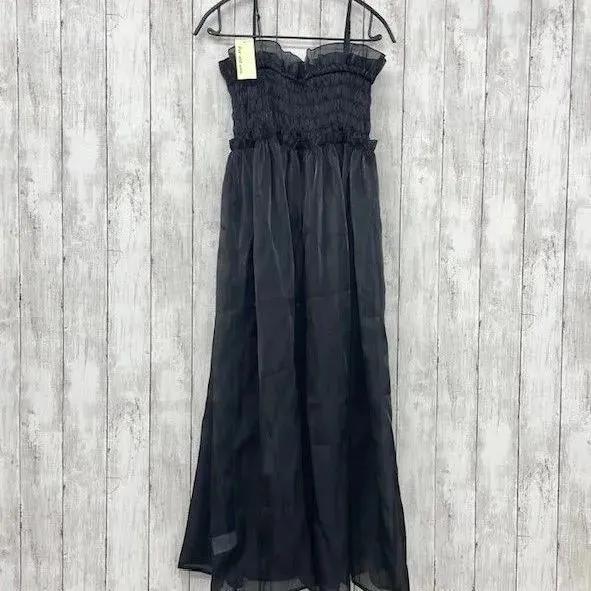 新品【 Per sist ence 】オーガンジーシャーリングキャミワンピース