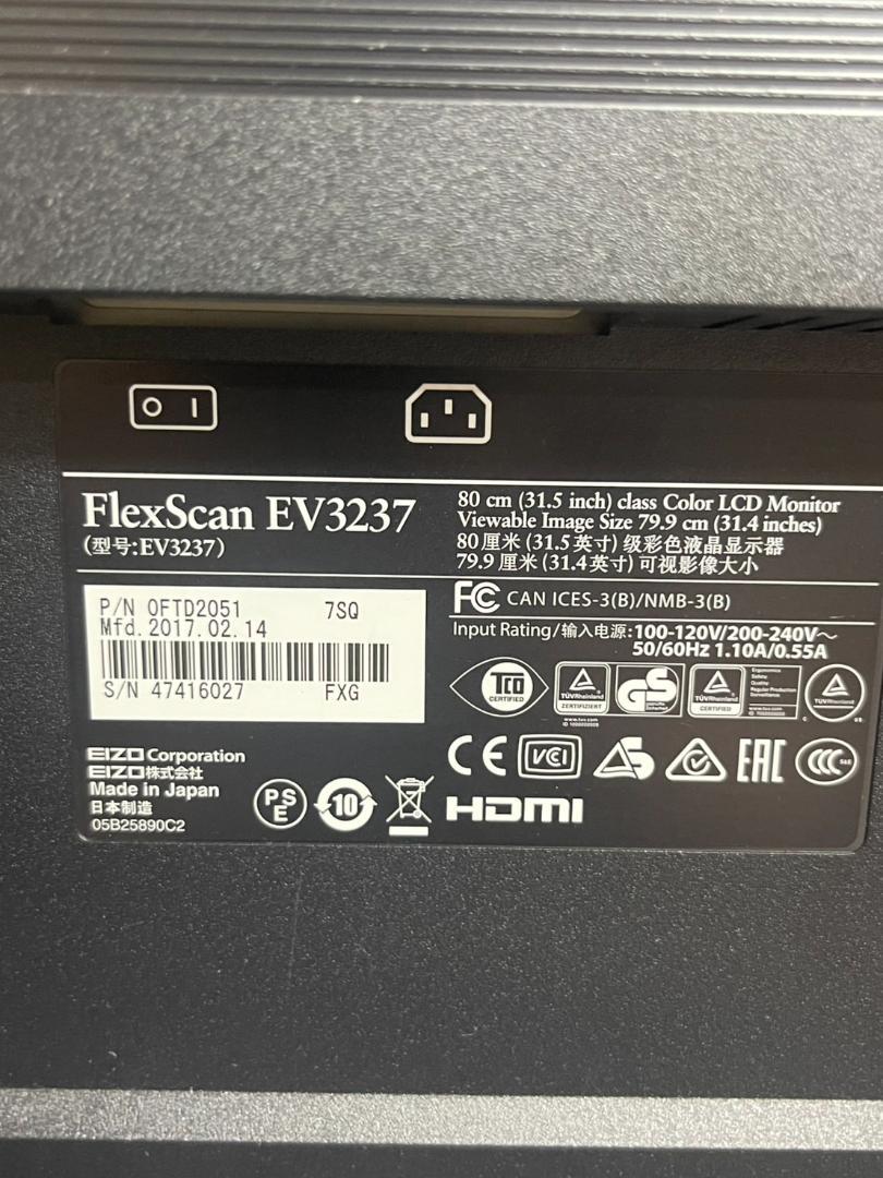 EIZO FlexScan EV3237 31.5インチ 4Kモニター 訳アリ