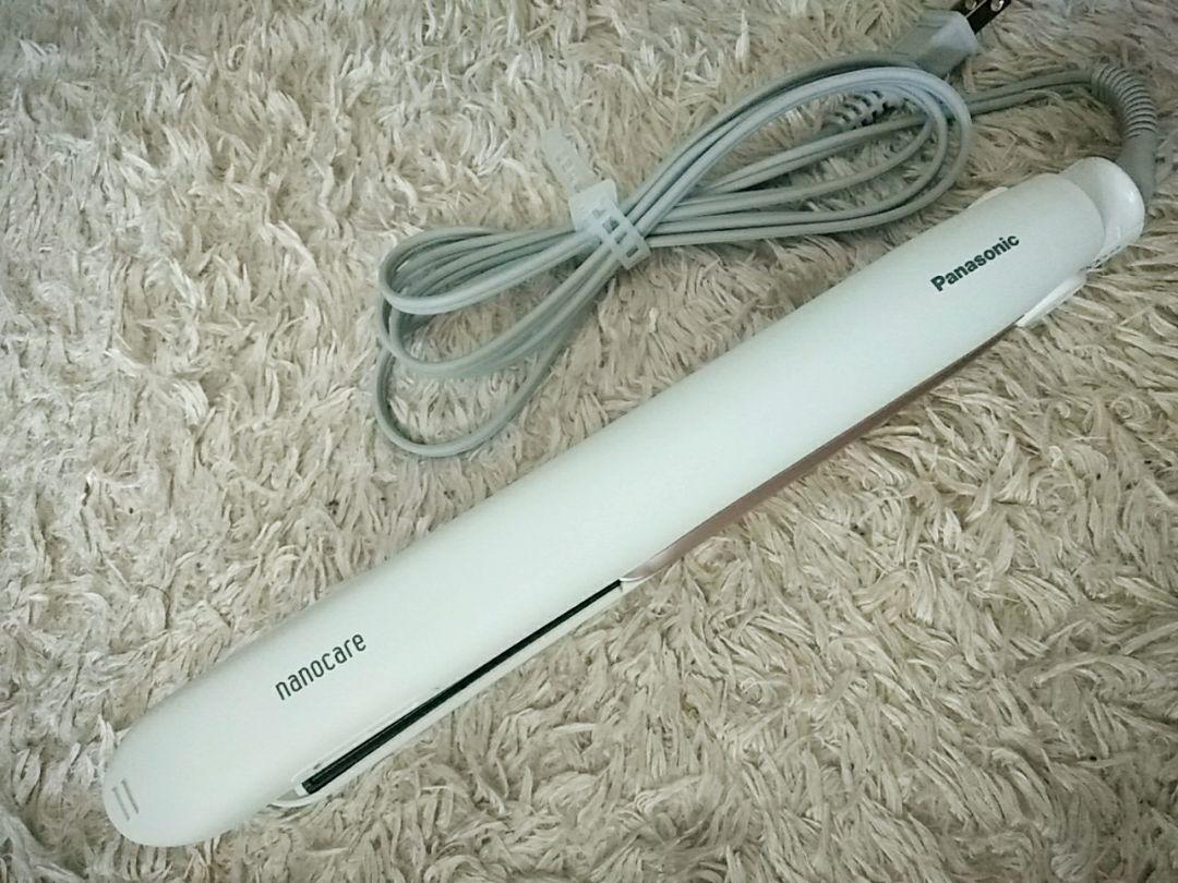 最終値下げ ストレートアイロン ナノケア EH-HS9E-W 白