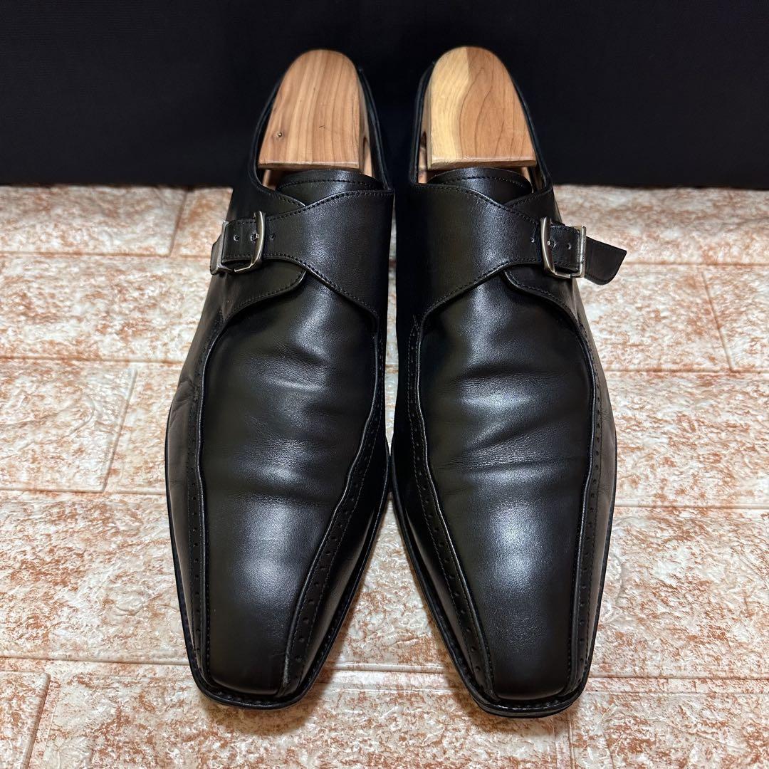 Salvatore Ferragamo モンクストラップ 革靴 レザー ビジネス