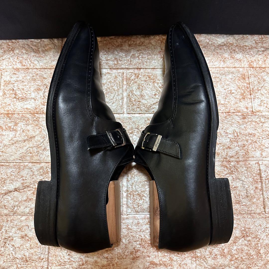 Salvatore Ferragamo モンクストラップ 革靴 レザー ビジネス