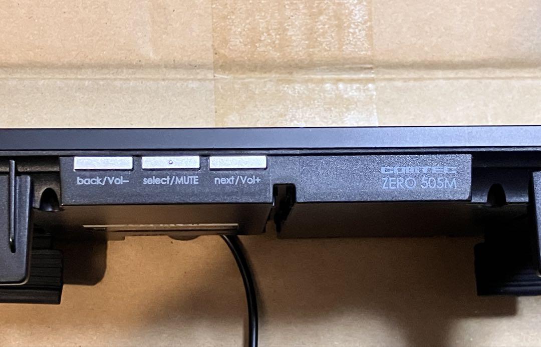 COMTEC ZERO 505M GPSレーダー探知機本体　ルームミラー型