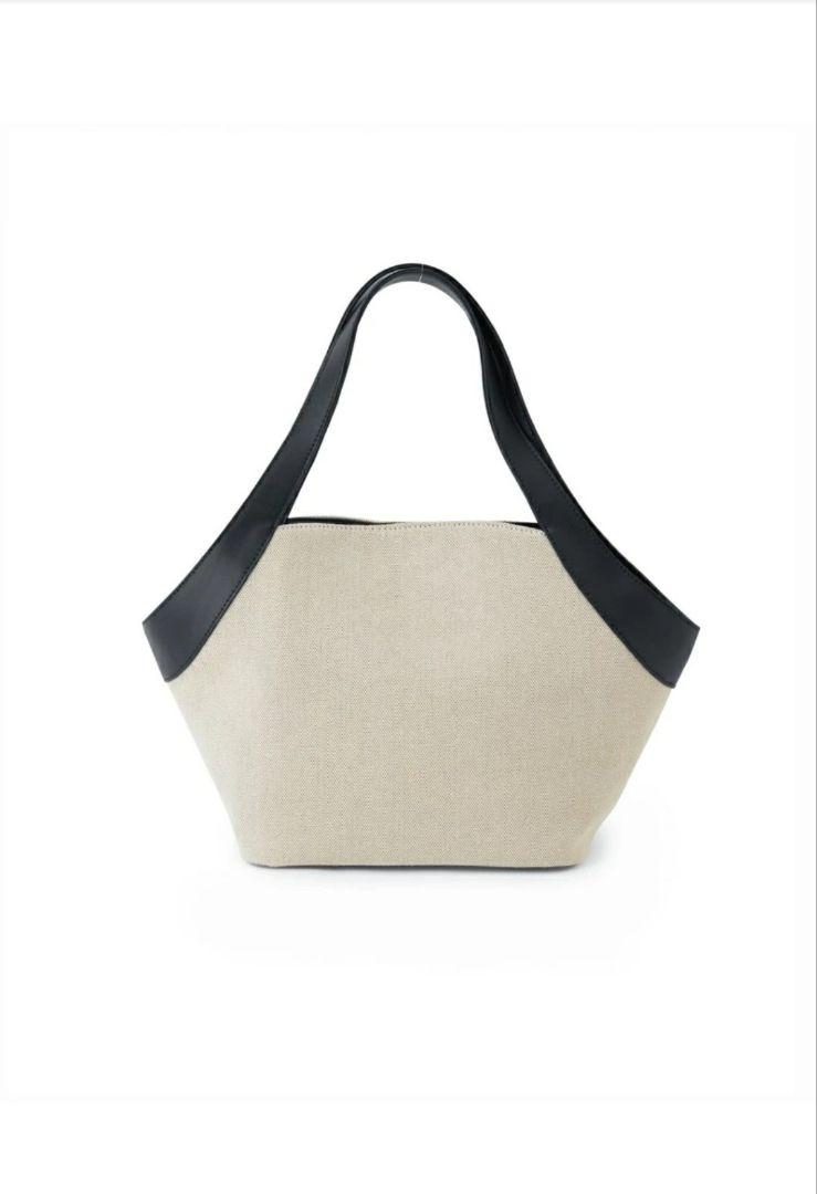 美品 キャンバスレザーコンビワークバッグ トートバッグ A4収納