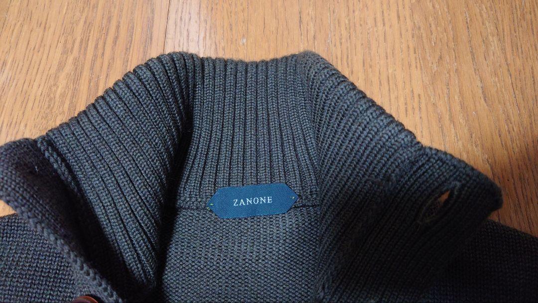 新品未使用ザノーネ キョート 5 ニット46 カーキ ZANONE CHIOTO