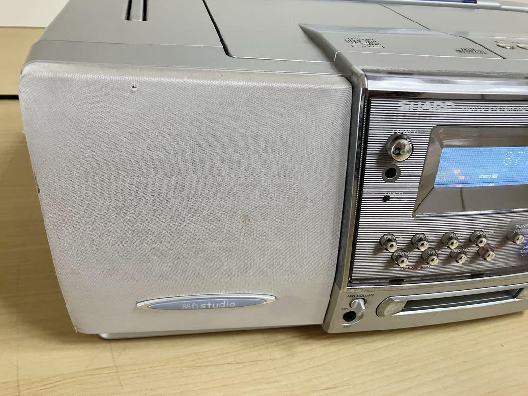 SHARP CD MD ラジカセ MD-F350 2003年製